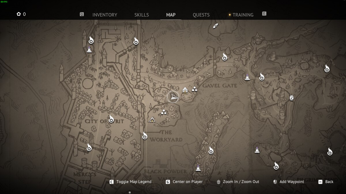 Flintlock The Siege of Dawn banner locations: Three Peaks map.
