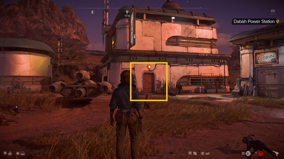 Star Wars Holodrama locations: Kay exploring Toshara.