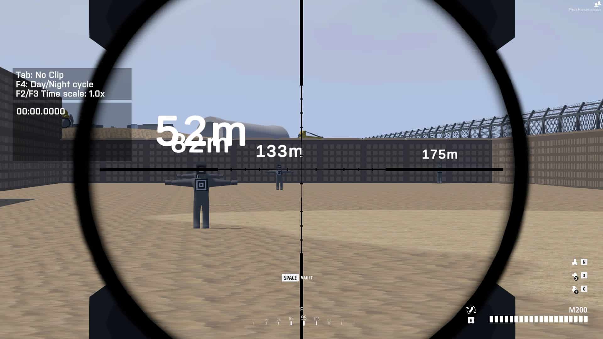 BattleBit Remastered best weapons: An image of a scope of a sniper rifle in BattleBit Remastered.