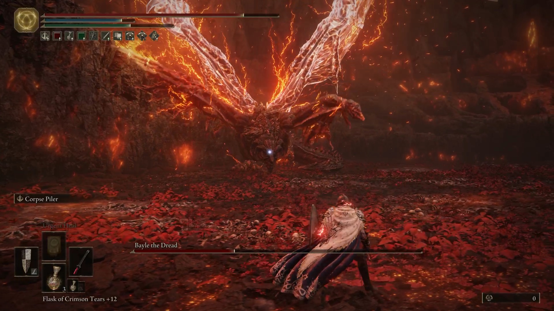 elden ring shadow of the erdtree bayle boss guide - bayle the dragon sets on fire