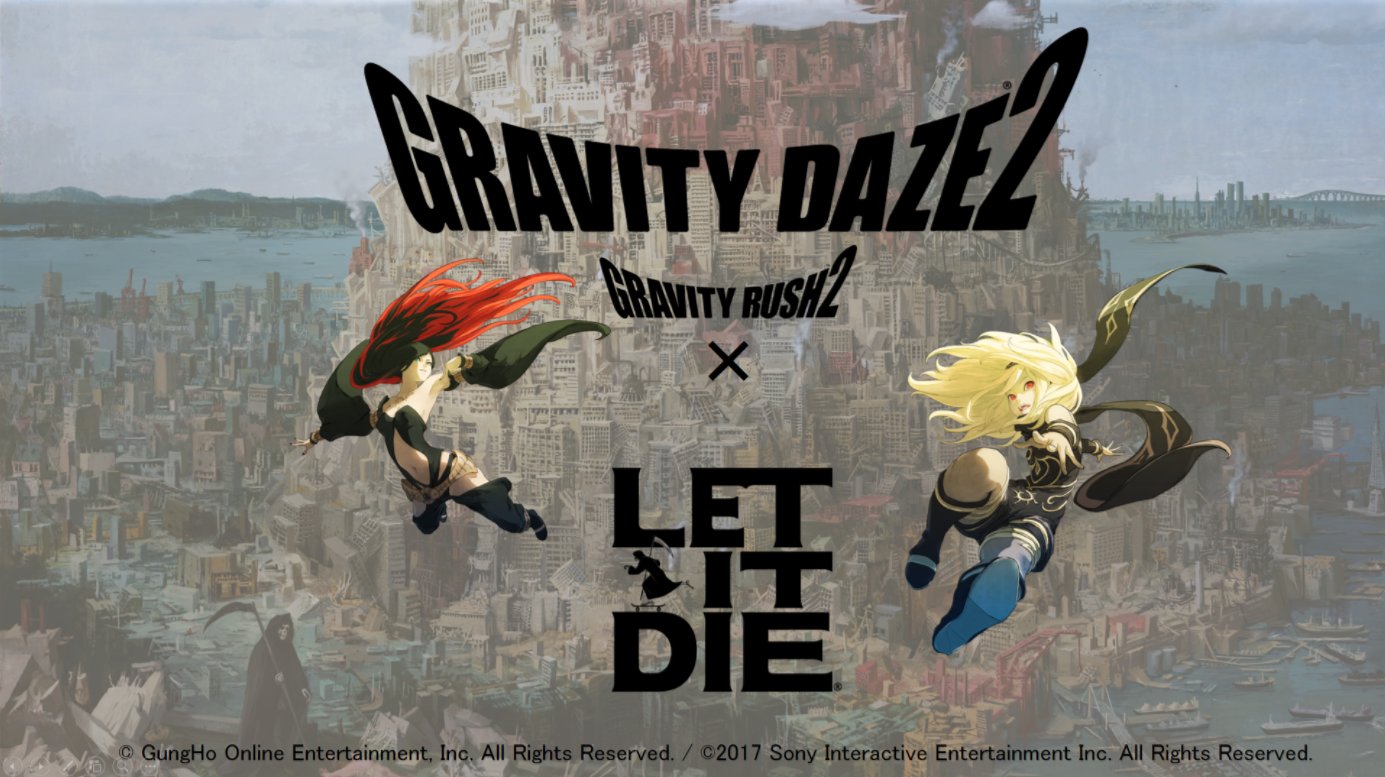 Let It Die and Gravity Rush 2 are teasing a collaboration