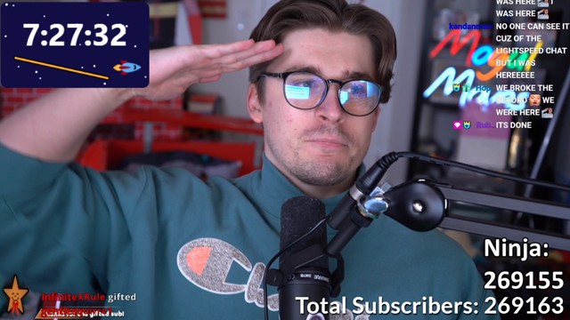 Twitch streamer Ludwig surpasses all-time subscriber record after 31-day marathon stream