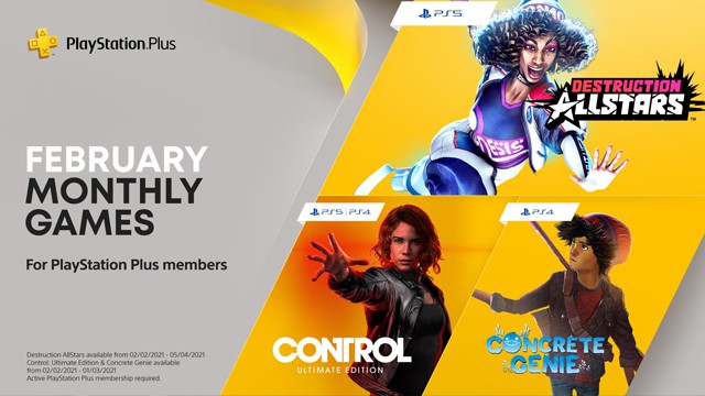 Destruction AllStars, Control Ultimate Edition and Concrete Genie are PS Plus’ games for February