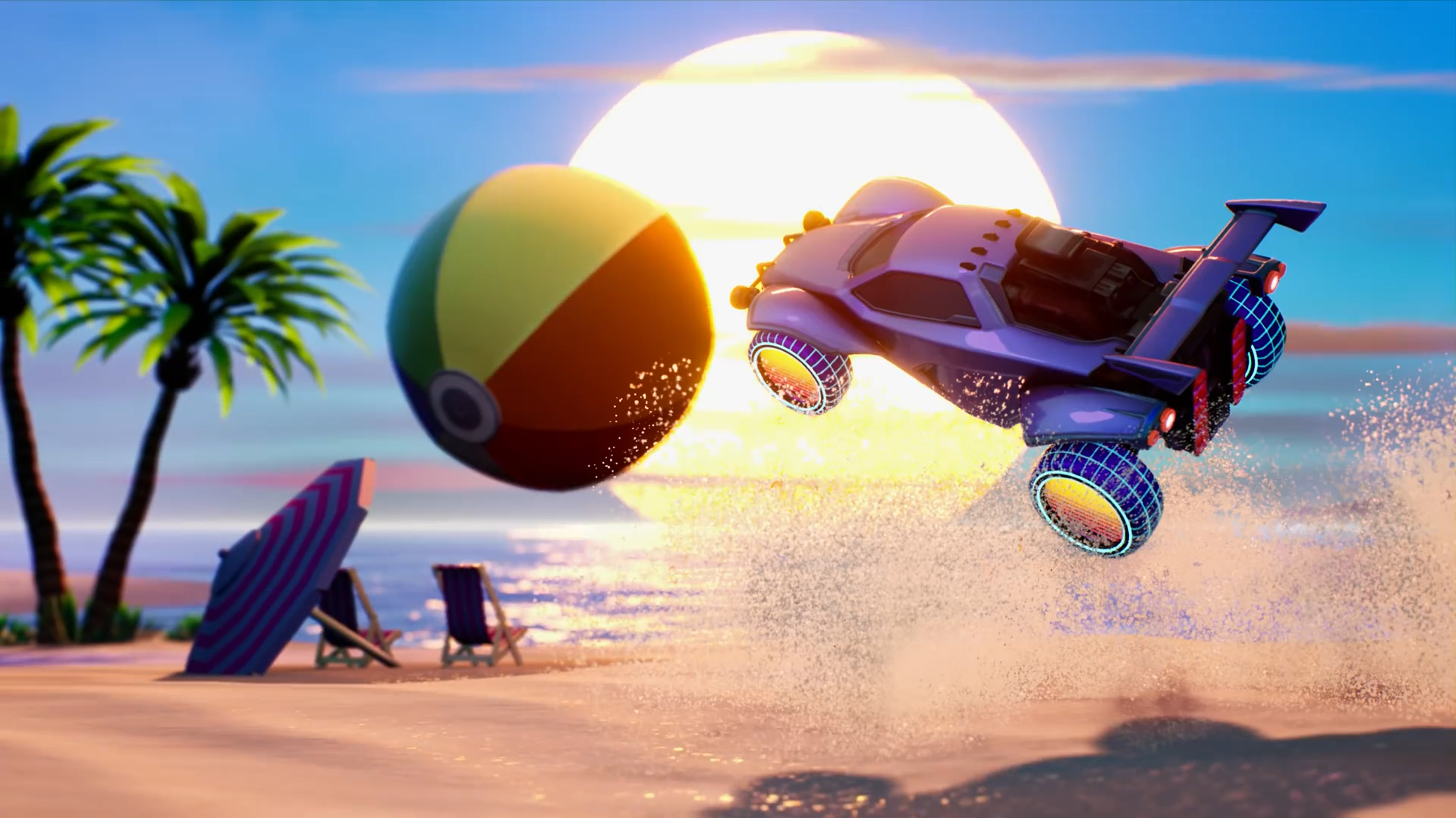 Rocket League goes back to the 80s with Radical Summer event