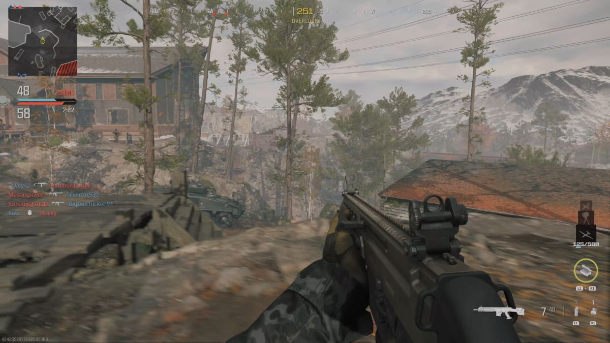 An image of the MTZ Interceptor in action during a match in MW3. Image captured by VideoGamer.
