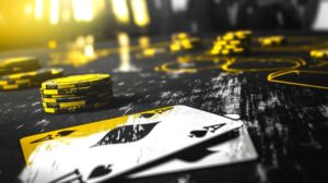 baccarat casino table