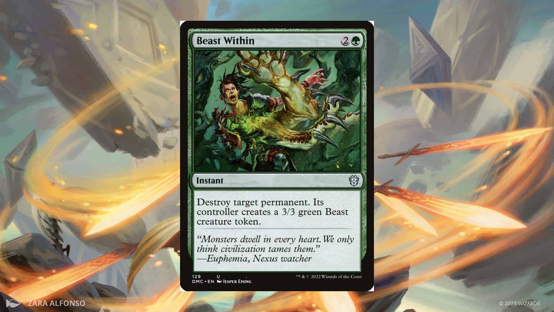 Picture of Beast Within from Magic: the Gathering