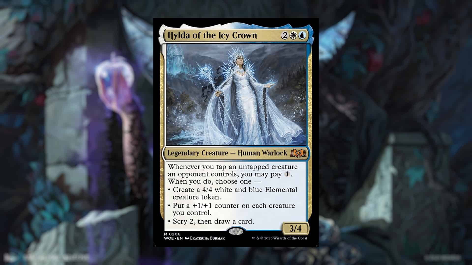 Picture of Hylda of the Icy Crown from Wilds of Eldraine