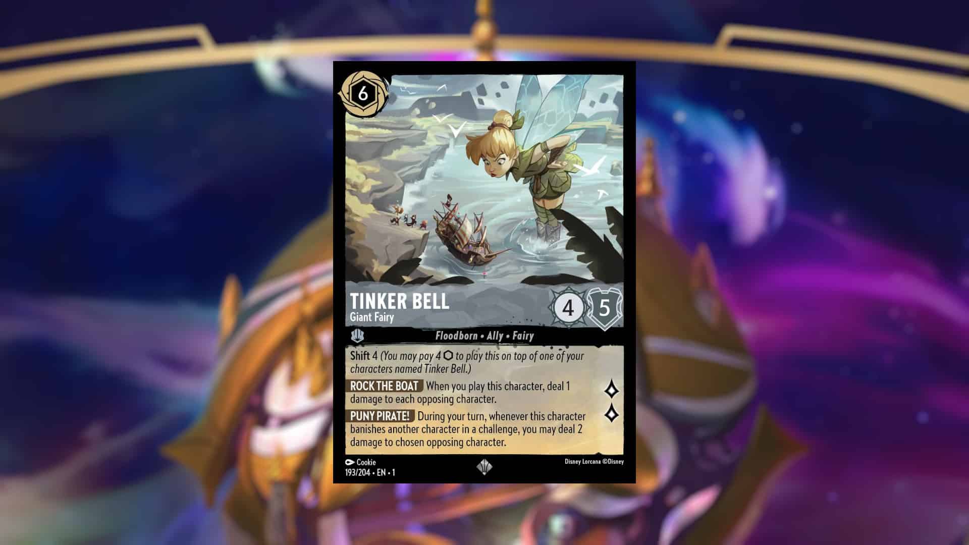Picture of the Disney Lorcana card Tinker Bell - Giant Fairy