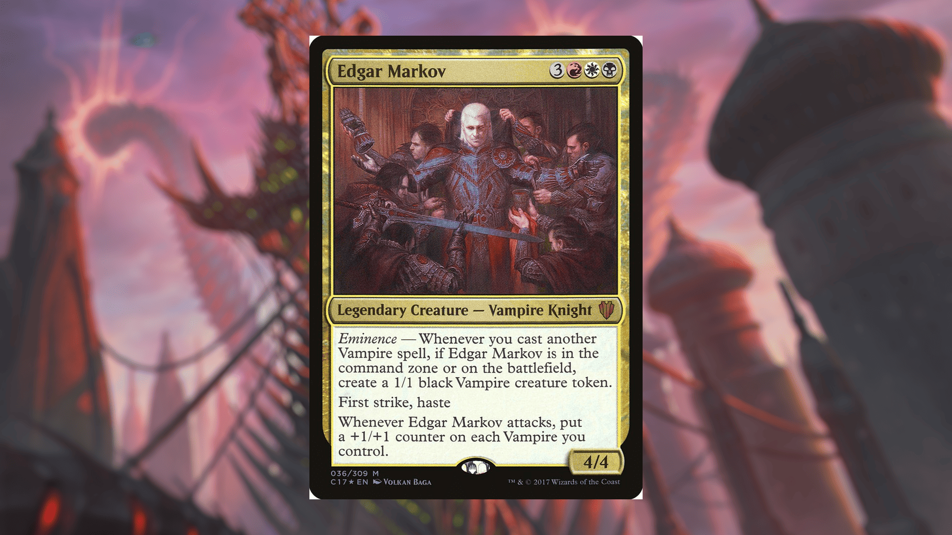 Picture of Edgar Markov in Magic: the Gathering