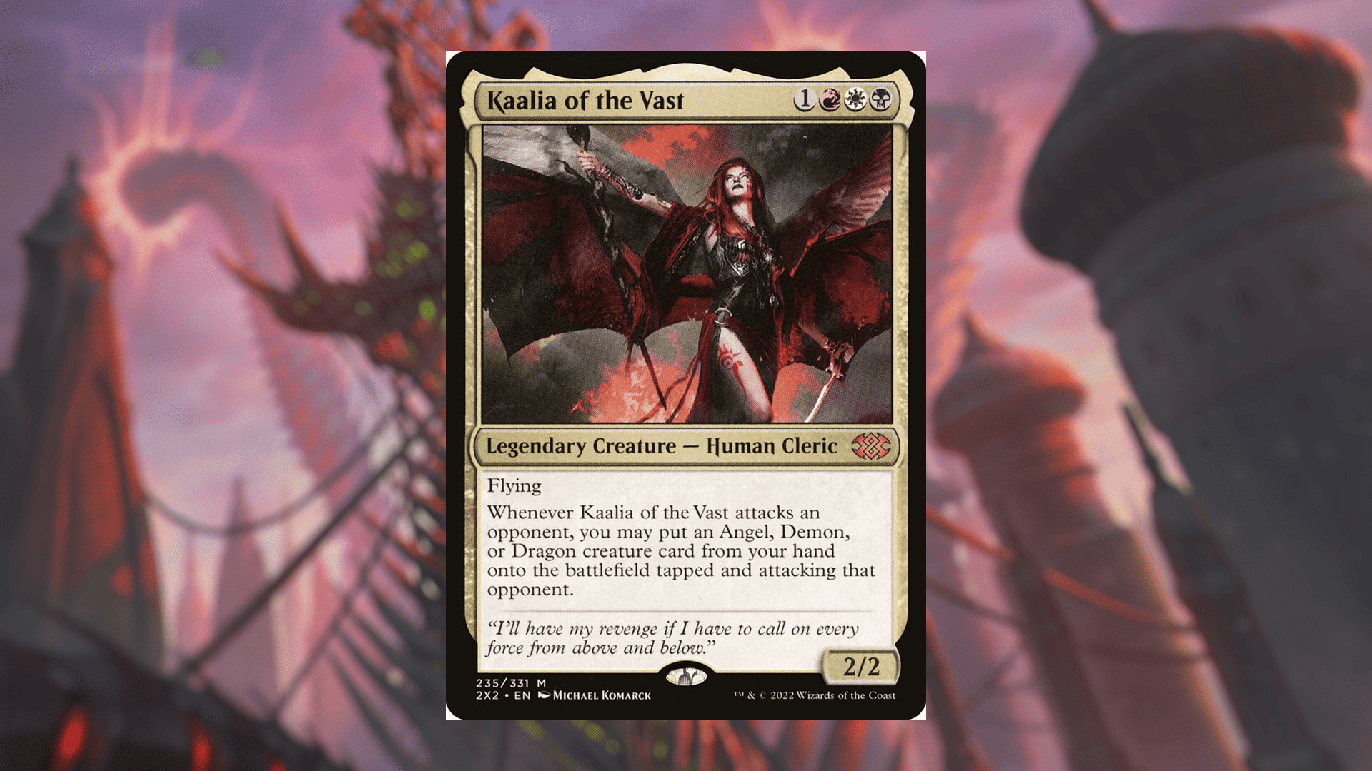 Picture of Kaalia of the Vast in Magic: the Gathering