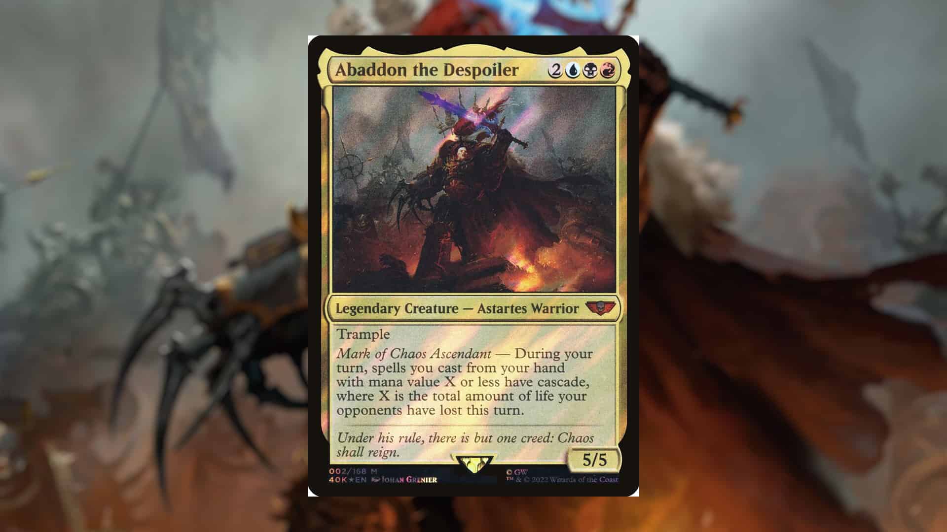Picture of Abaddon the Despoiler card