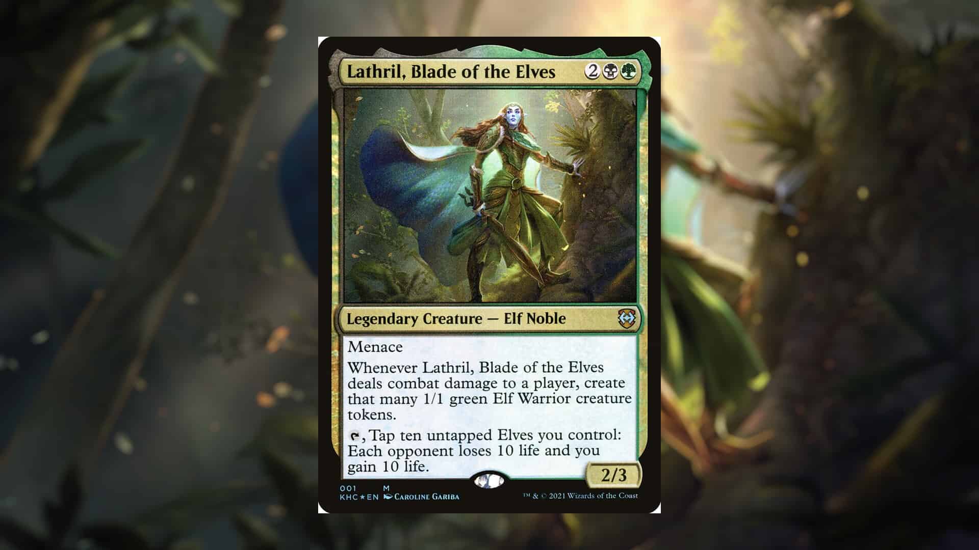 Picture of Lathril, Blade of the Elves card