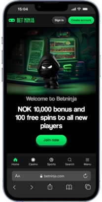 Betninja casino hjemmeside