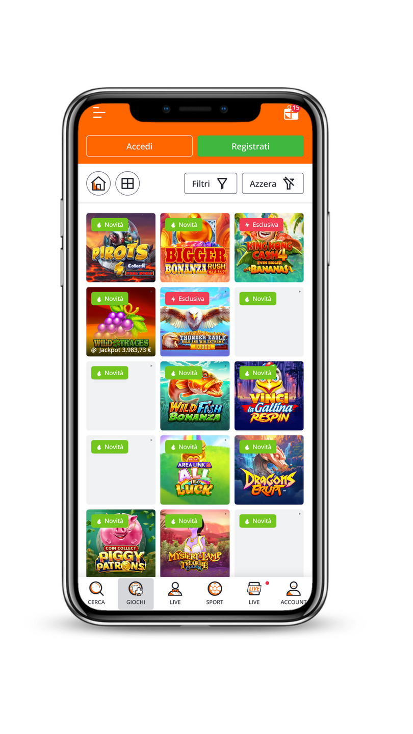Su Betsson sono disponibili centinaia di giochi, inclusi quelli più di tendenza in questo momento