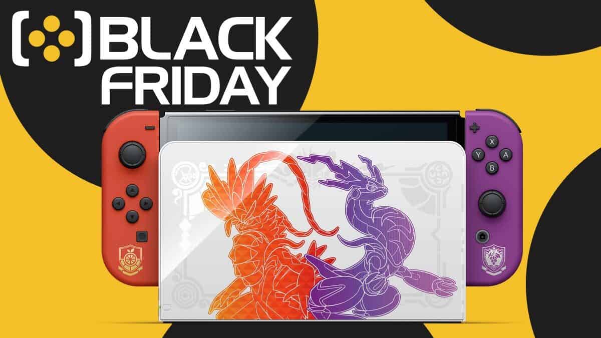 Black Friday Pokemon Scarlet and Violet Nintendo Switch OLED console deal