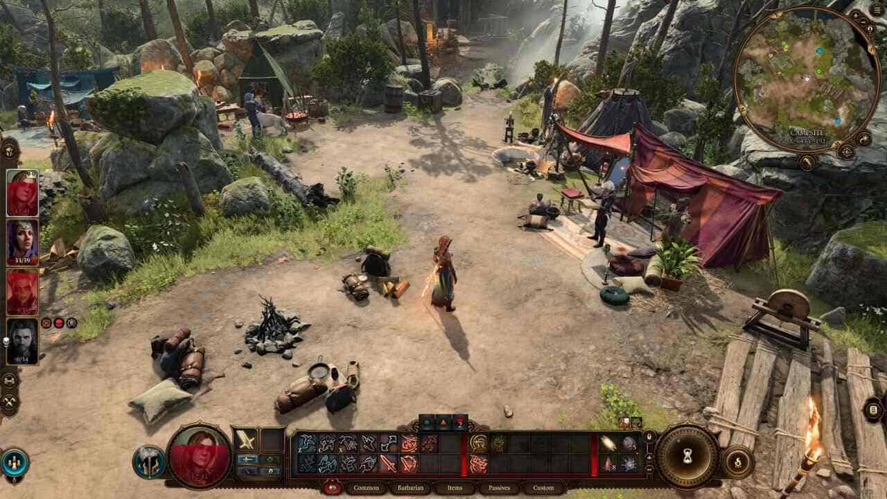 Baldur's Gate 3 Game of the Year: Standing in a camp