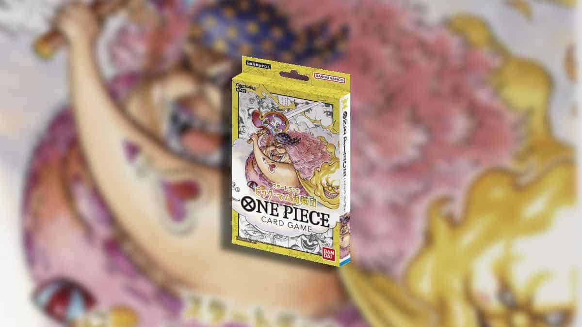Big Mom Pirates Starter Deck against decorative background