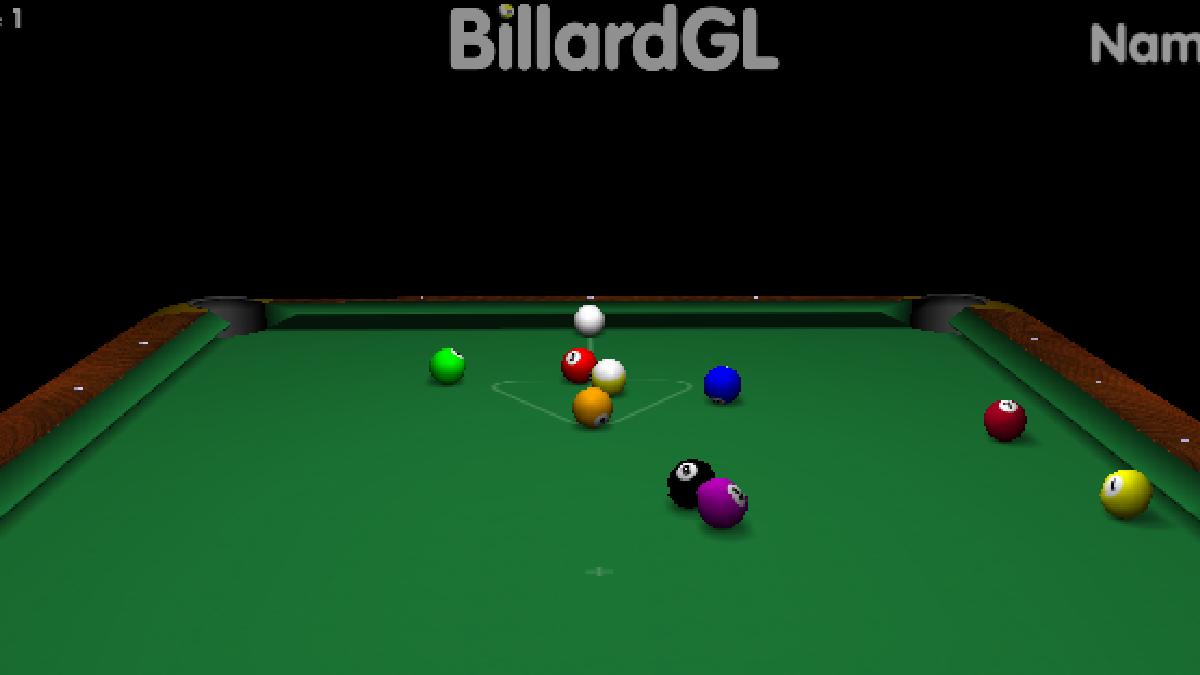 Billiards gl - Raspberry Pi 5 games list.