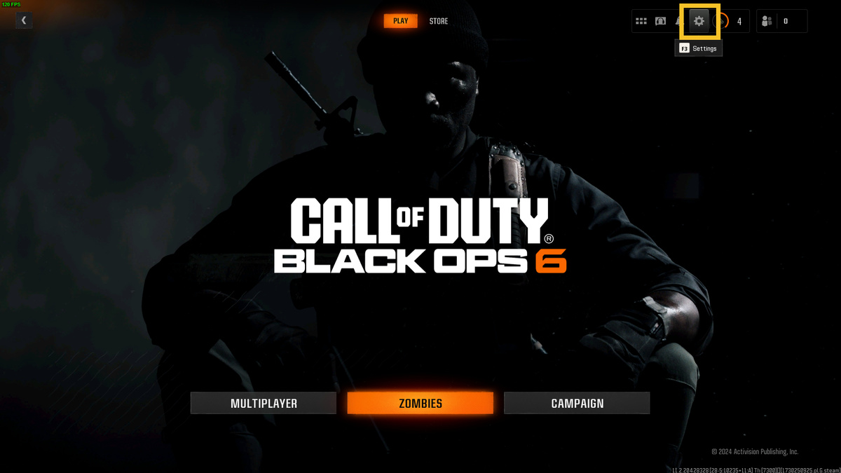 How to change display name in Black Ops 6: settings menu.