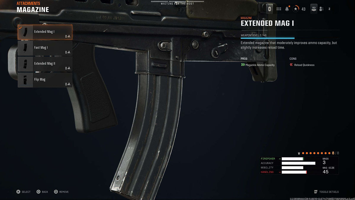 Black Ops 6 GPR 91 Extended Mag I attachment in gunsmith