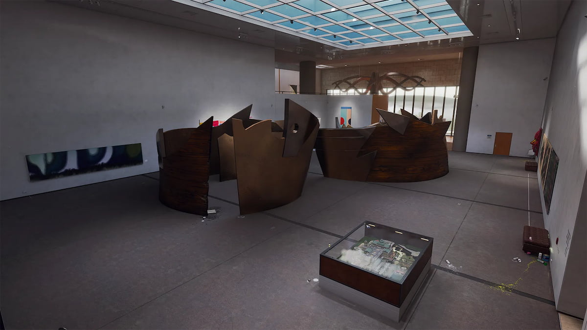 Image of the main exhibit area on the map Heirloom in Black Ops 6.