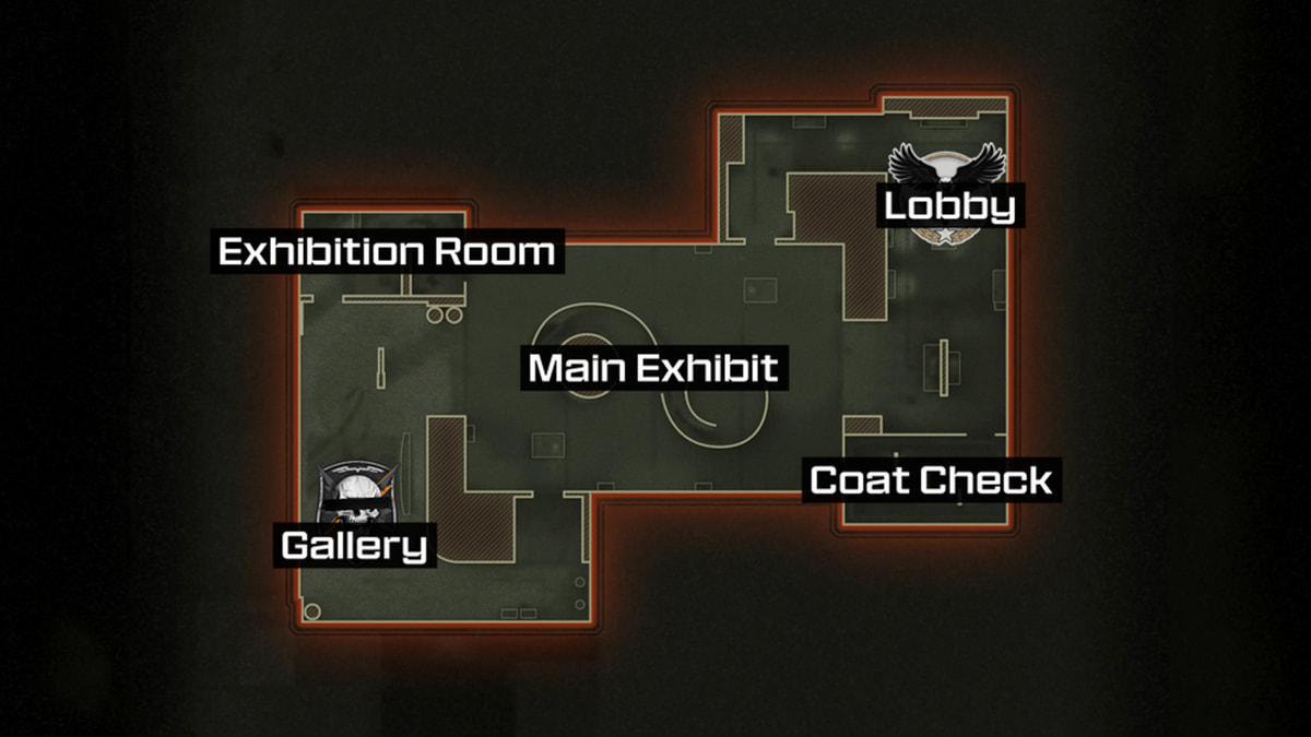 Image of the layout for the map Heirloom in Black Ops 6.