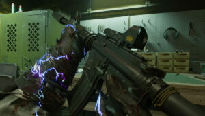 Image of a player inspecting their weapon in Call of Duty Black Ops 6.