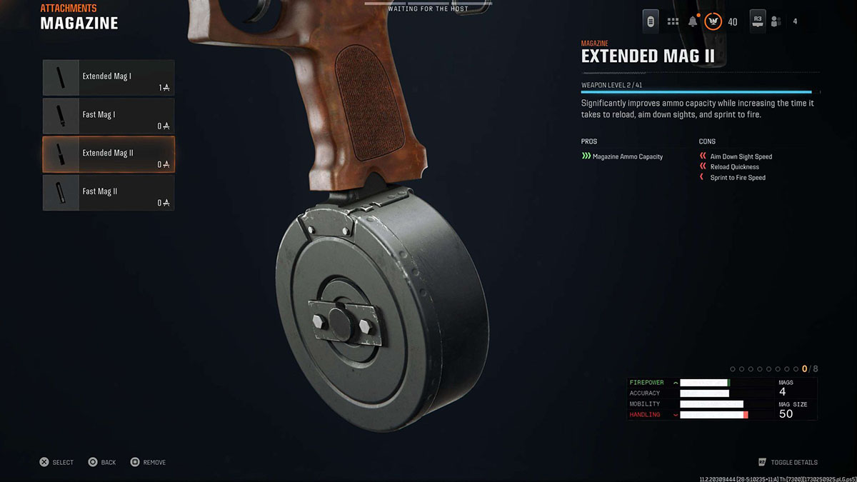 Black Ops 6 Jackal PDW Extended Mag II attachment