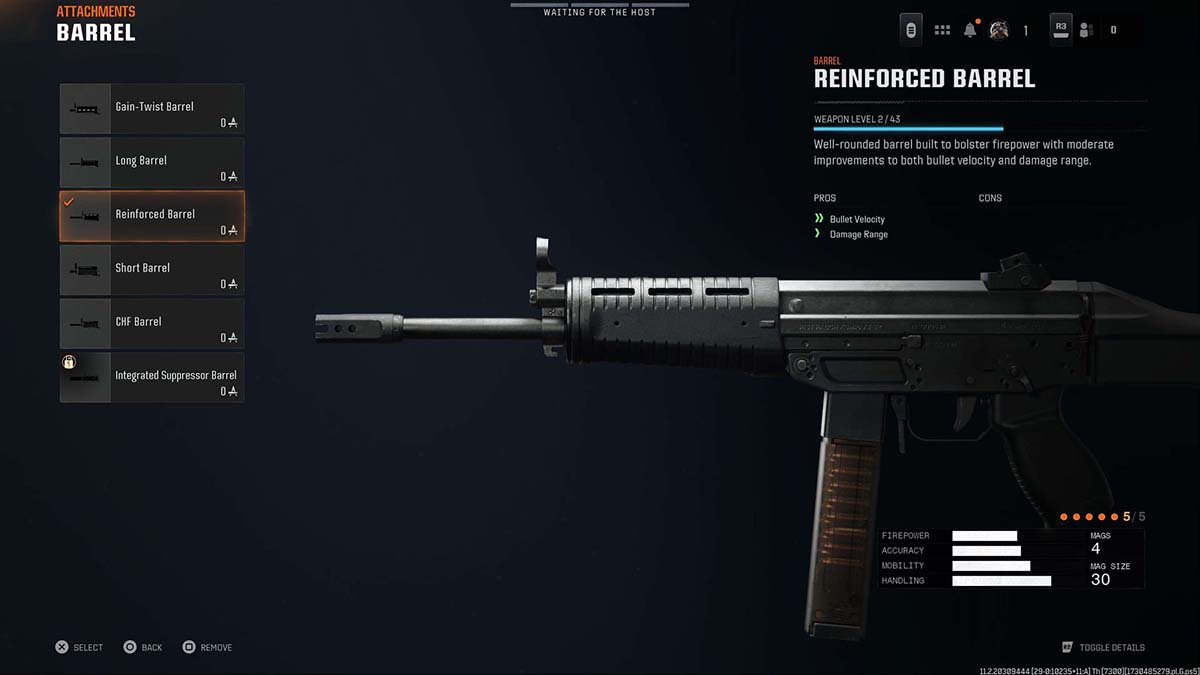 Black Ops 6 Kompakt 92 Reinforced Barrel attachment in gunsmith