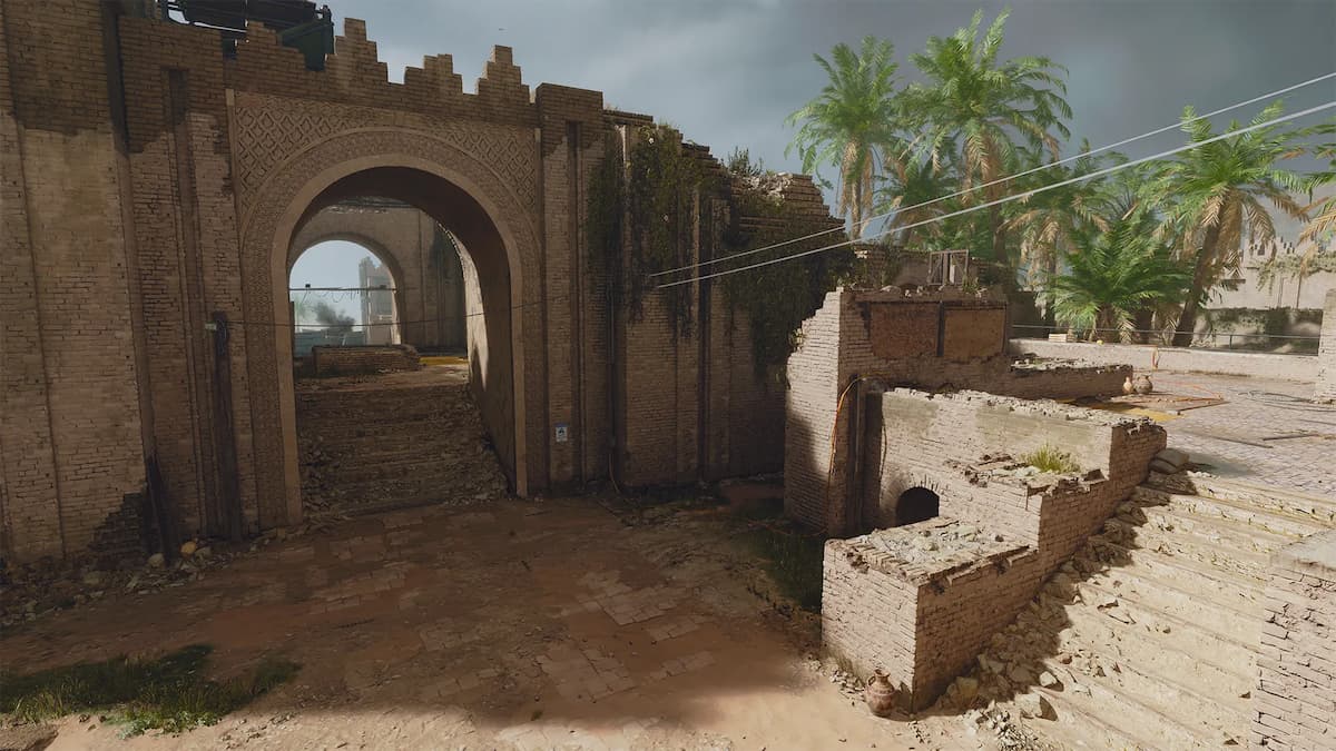 Image of the Gate POI on map Babylon in Call of Duty Black Ops 6.