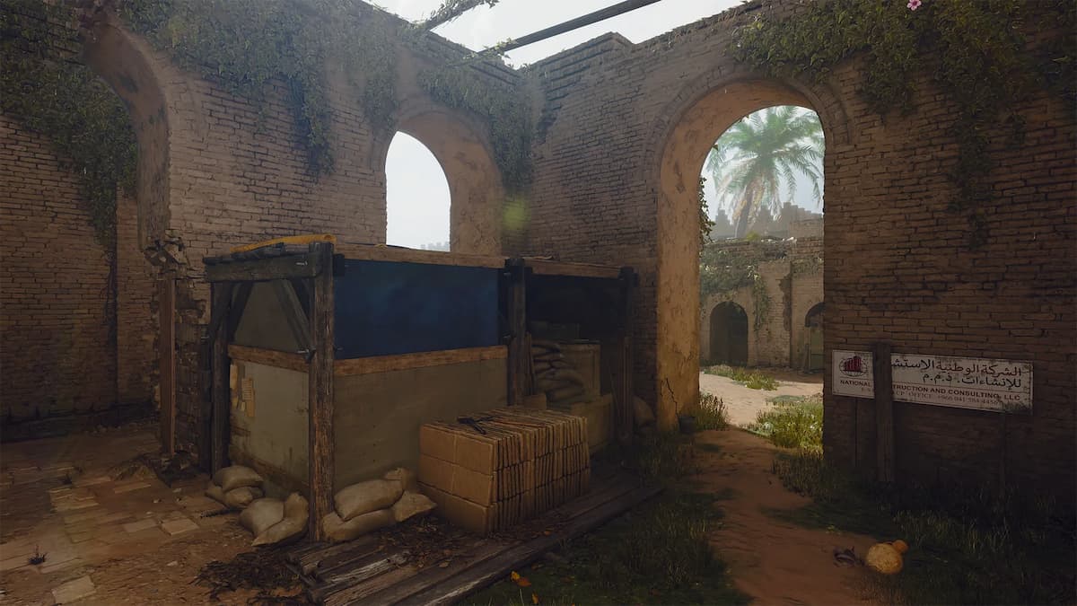 Image of the Ruin POI on map Babylon in Call of Duty Black Ops 6.