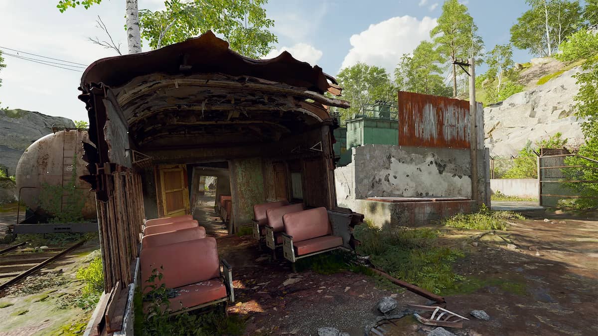 Image of the Cargo POI on map Derelict in Call of Duty Black Ops 6.