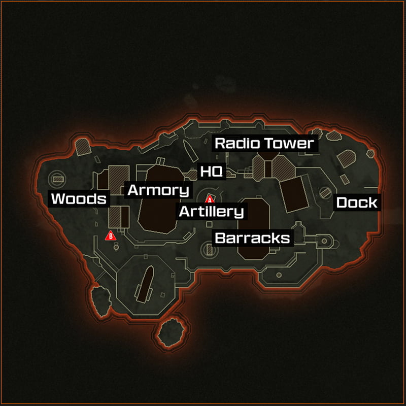 Image of the Protocol map layout in Call of Duty Black Ops 6.