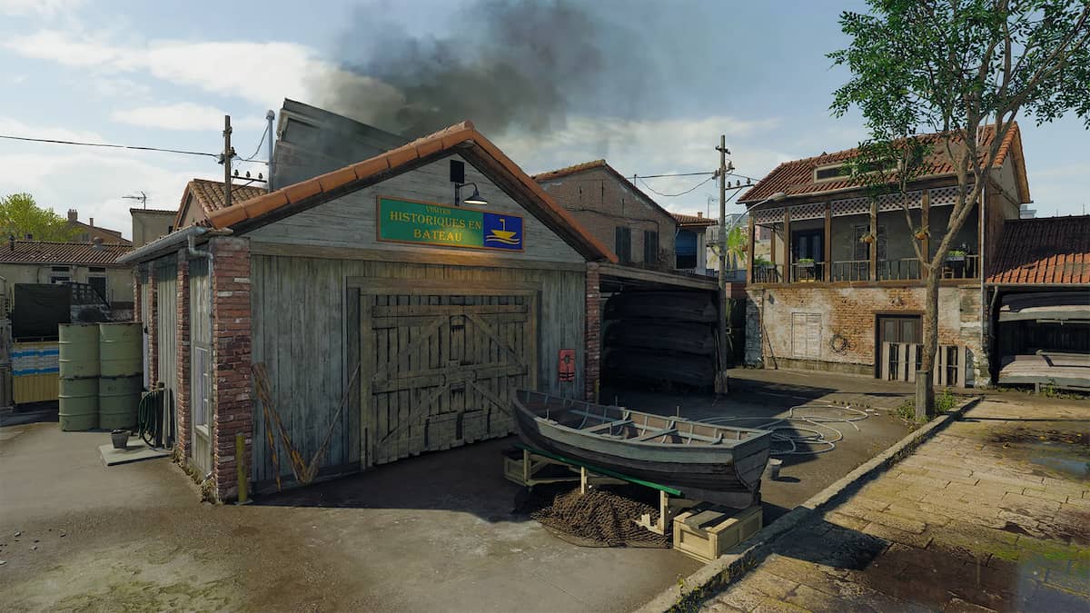 Image of the Boathouse POI on map Lowtown in Call of Duty Black Ops 6.