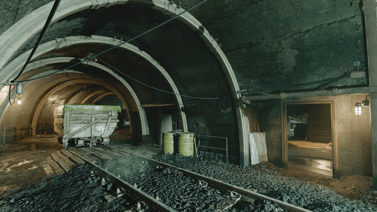 Image of the Tunnel POI on map Pit in Call of Duty Black Ops 6.