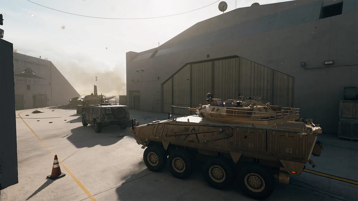 Image of the APCs POI on map Subsonic in Call of Duty Black Ops 6.