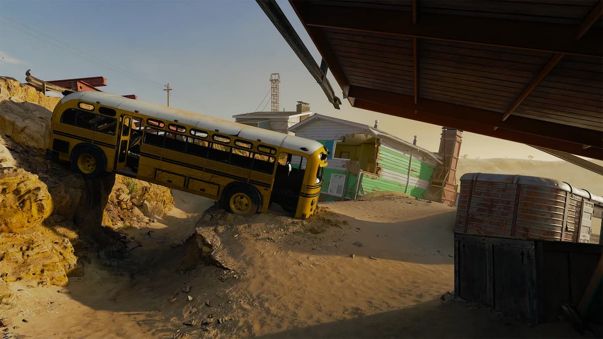 Image of the Yellow House POI on map Warhead in Call of Duty Black Ops 6.