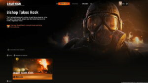 Image of the mission screen in Call of Duty Black Ops 6 for the mission Bishop Takes Rook.