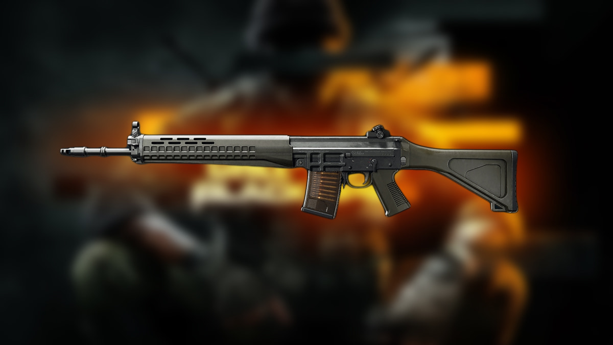 Image of the SWAT 5.56 marksman rifle in Call of Duty Black Ops 6.