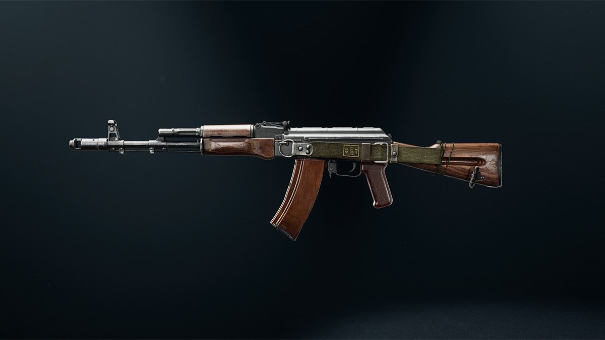 Image of the AK-74 assault rifle in Call of Duty Black Ops 6.