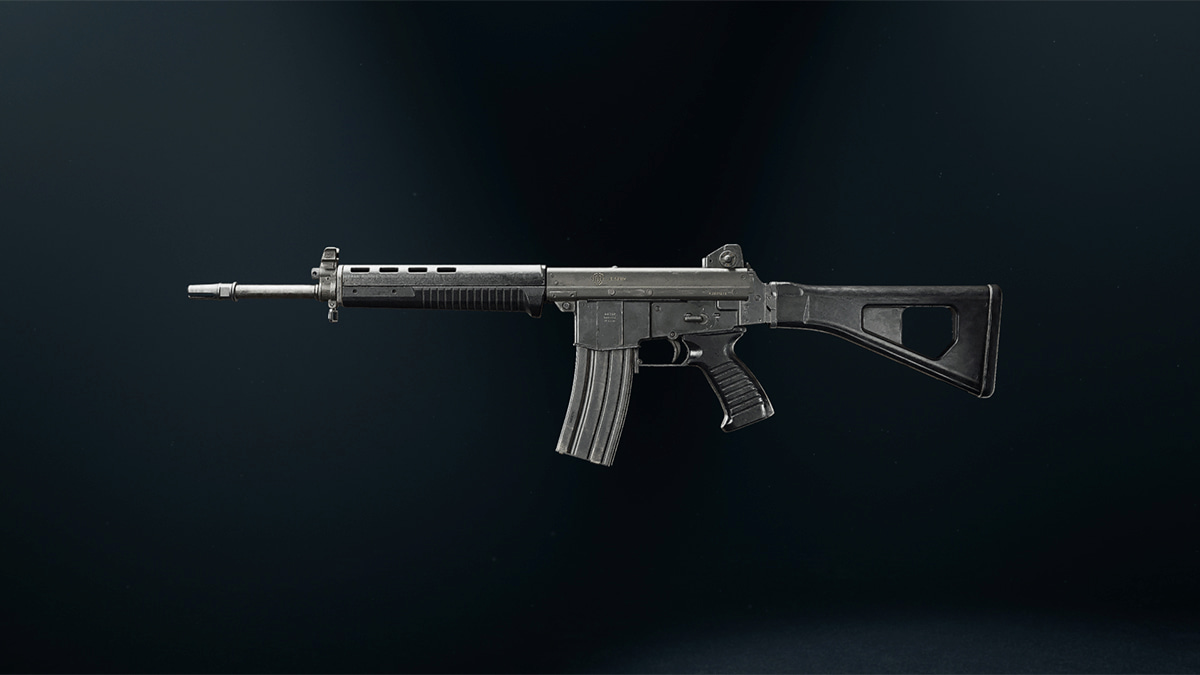 Image of the AMES 85 assault rifle in Call of Duty Black Ops 6.