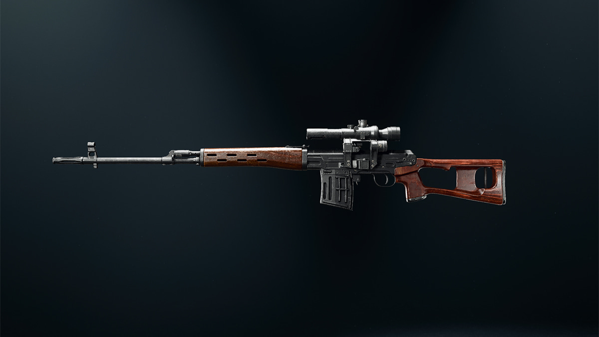 Image of the SVD sniper rifle in Call of Duty Black Ops 6.