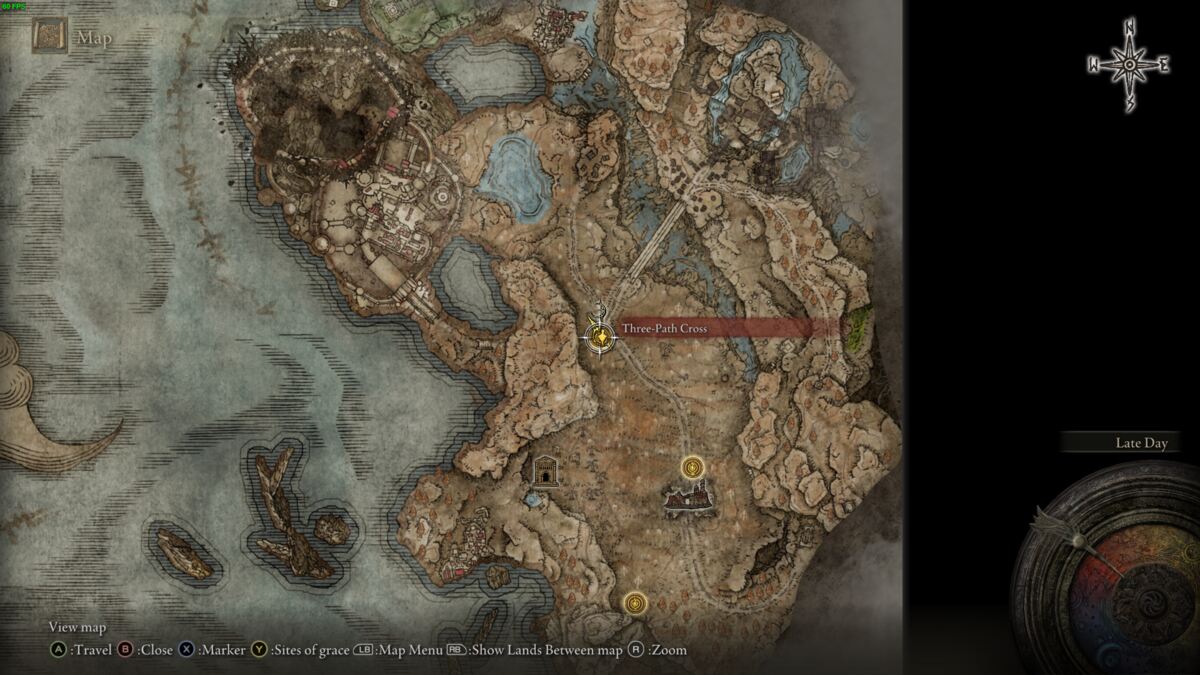 Elden Ring Shadow of the Erdtree Scadutree Blessing locations: map of the realm of shadow.