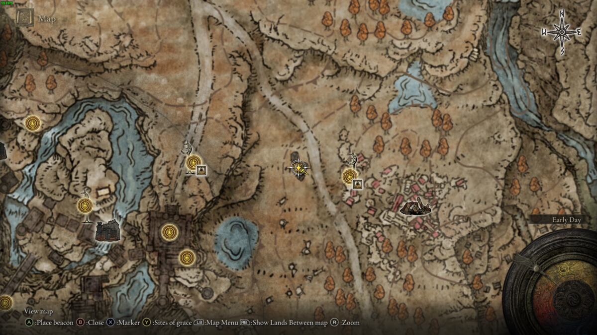 Elden Ring Shadow of the Erdtree Scadutree Blessing locations: map of the realm of shadow.