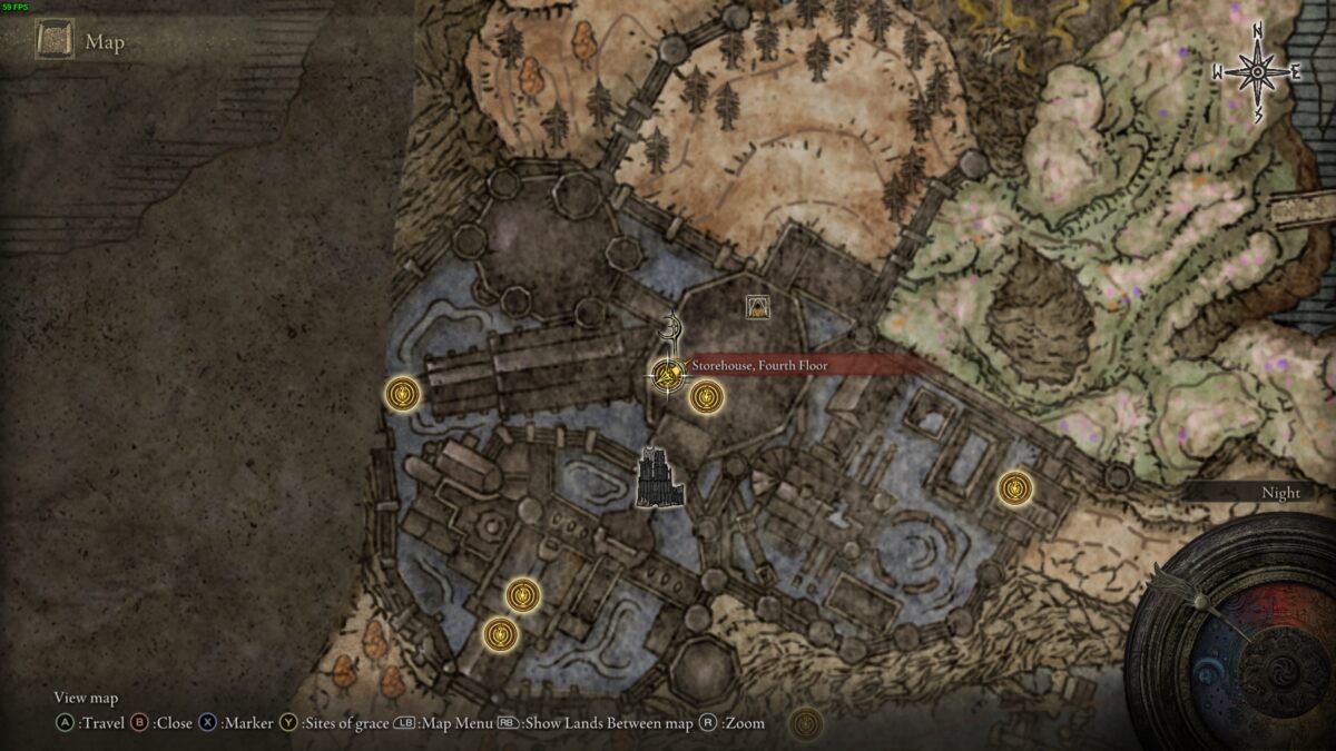 Elden Ring Shadow of the Erdtree Scadutree Blessing locations: map of the realm of shadow.