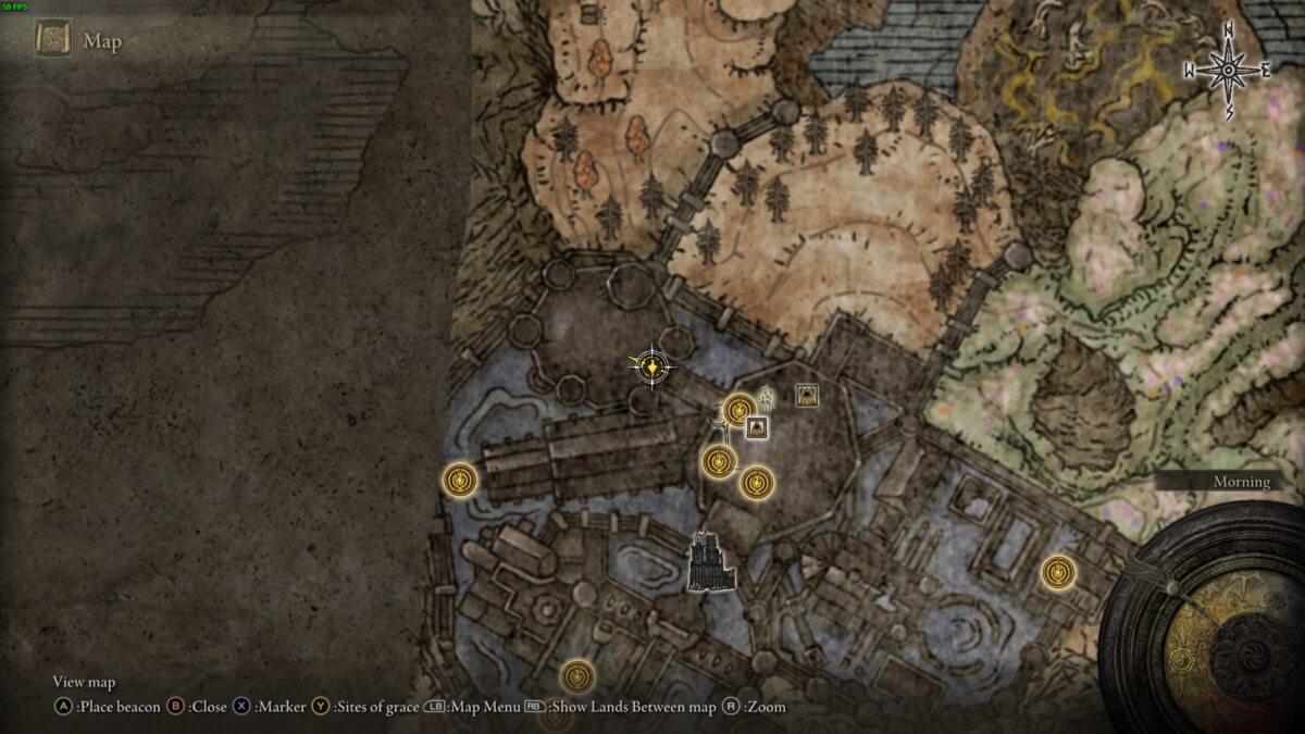 Elden Ring Shadow of the Erdtree Scadutree Blessing locations: map of the realm of shadow.