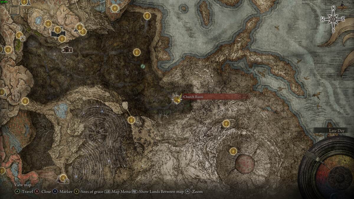 Elden Ring Shadow of the Erdtree Scadutree Blessing locations: map of the realm of shadow.