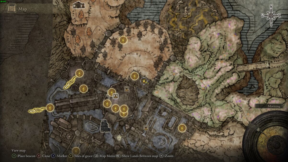 Elden Ring Shadow of the Erdtree Scadutree Blessing locations: map of the realm of shadow.