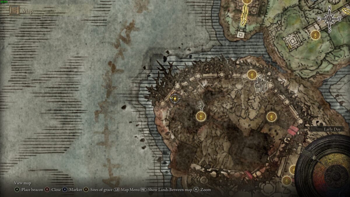 Elden Ring Shadow of the Erdtree Scadutree Blessing locations: map of the realm of shadow.